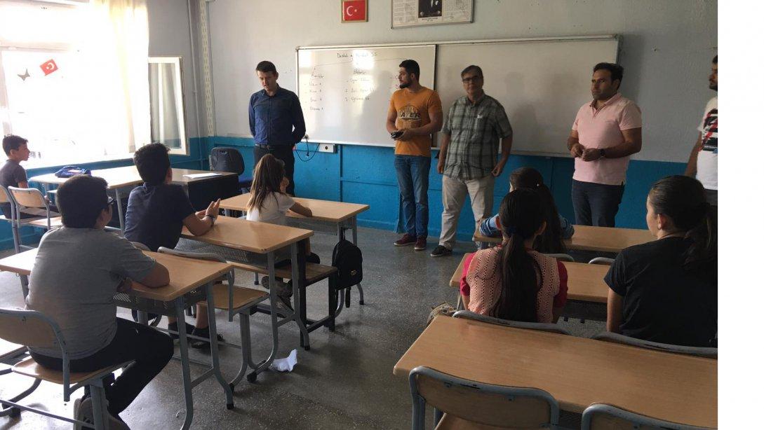 Av. Nurettin Meliha Akarsu Ortaokulu DYK Kurslarını Ziyaret Ettik