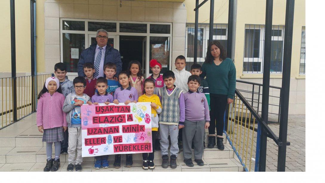 Sivaslı'dan Elazığ'a Uzanan Minik Eller İle Halk Eğitim Merkezi Müdürlüğümüzün Giyim Malzemesi Yardımı